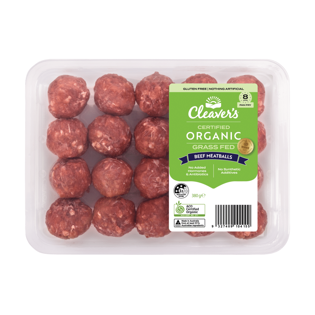 Organic Beef Meatballs 9327409104155 1 web res